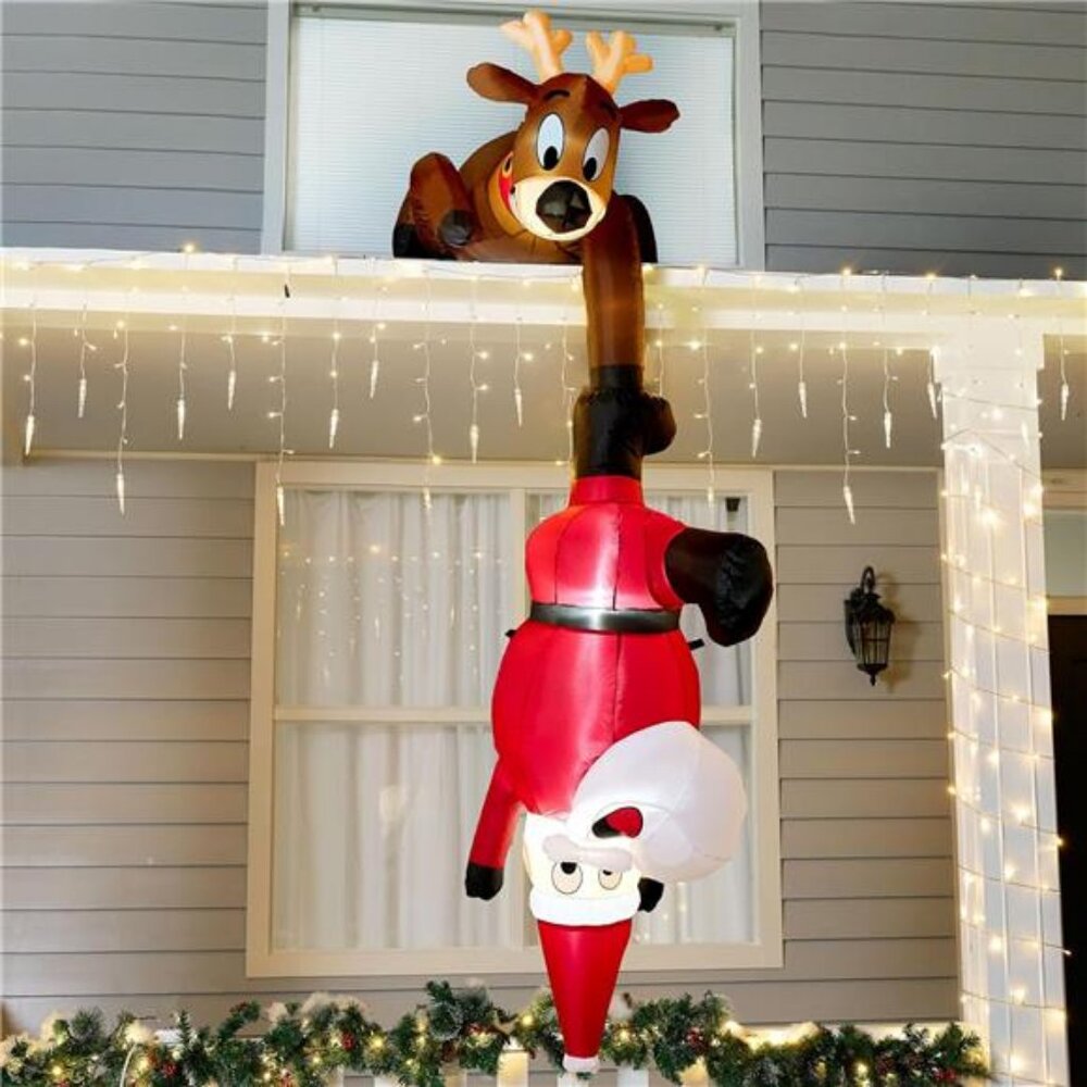 Joiedomi 8 FT Hanging Christmas Inflatables Decoration, Christmas Inflatable